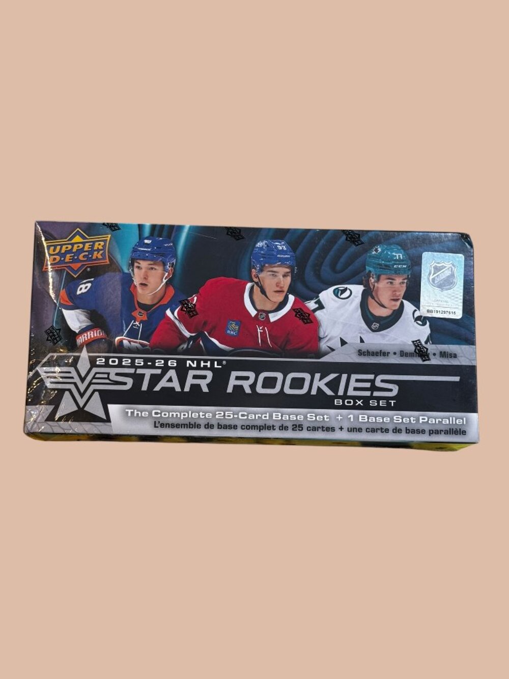 Upper Deck 2025-26 NHL Star Rookies Box Set, 25-Card Base Set